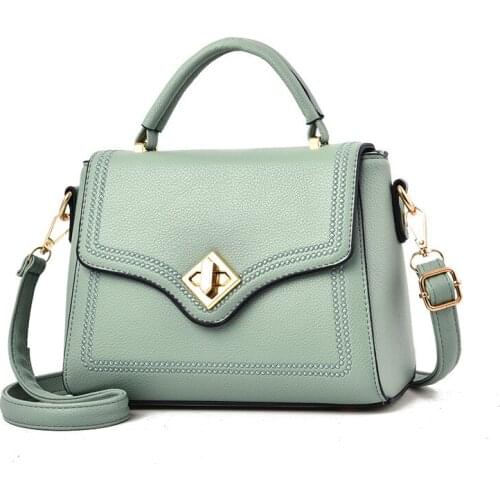 Womens bags 2021 new bag ladies simple fashion solid color shoulder bag messenger female bag