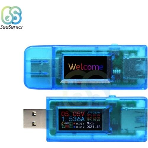 24 in 1 USB Tester USB 3.0 DC Digital Voltmeter Voltage Current Meter Ammeter Power Bank Charger Detector Power-off Protection