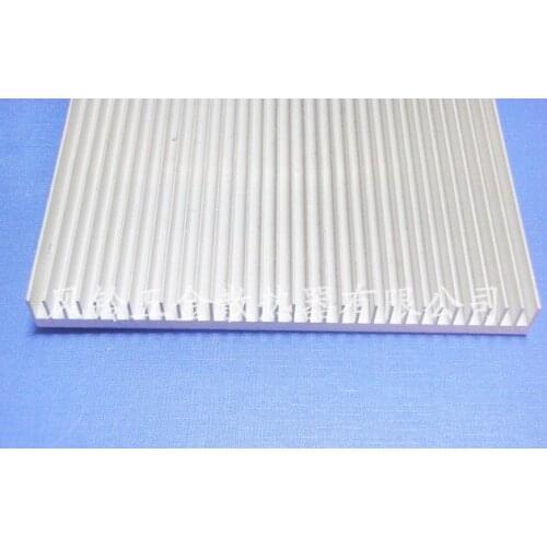 High-power dense tooth Aluminum heat dissipation LED Aluminum PCB strip radiator aluminum plate 156*15*200MM heatsink