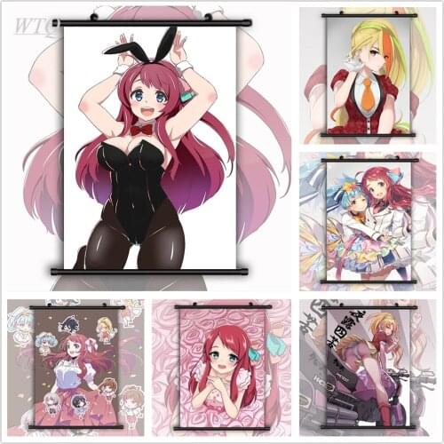 Zombieland Saga Minamoto Sakura Nikadou Saki Anime Posters Wall Poster Canvas Painting Wall Decor Wall Art Picture Home Decor