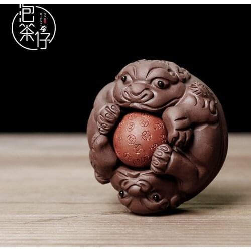 Boutique violet arenaceous kunfu tea furnishing articles furnishing articles tea sets tea tea tea tray play fortunes