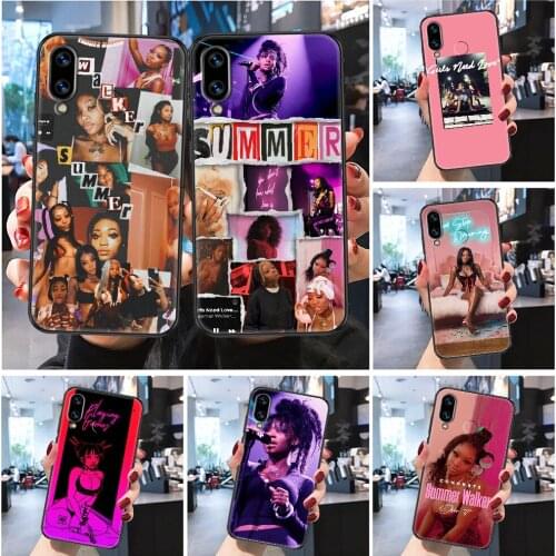 Summer Walker Girl Rapper Phone case For Huawei P Mate P10 P20 P30 P40 10 20 Smart Z Pro Lite 2019 Frosted black painting