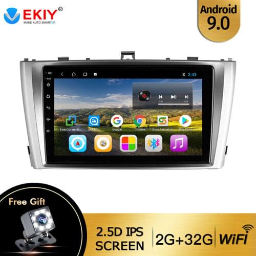 EKIY For Toyota T27 Avensis 2009-2014 Auto Radio 2 Din Android 9 DVD Car Multimedia Video Player Stereo Navigation GPS Head Unit