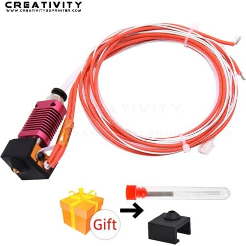 Hot Sale Assembled 1.75mm Extruder Hotend kit Aluminum Heat Block For 3D Printer Ender-3/CR-10/CR-10S With 0.4mm Nozzle printer