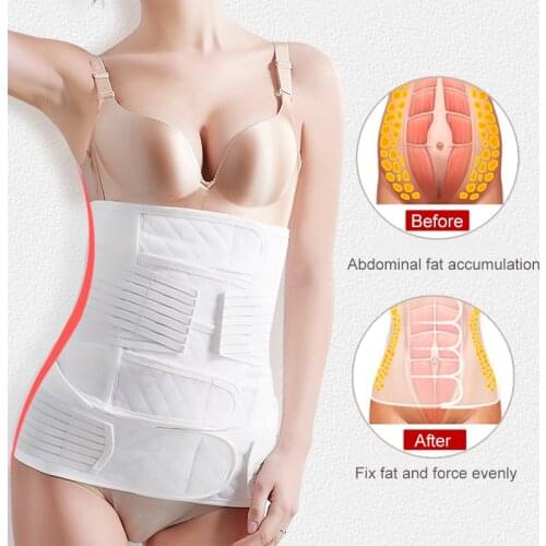 Cotton Postpartum Belly Belt Breathable Gauze Corset Belt Body Recovery Belly Slim After Waist Trainer Corset Body Shaper