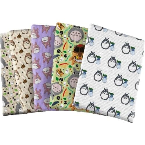 Cute Cartoon Chinchilla Polyester Cotton Bubble Cloth For Tissue Sewing Quilting Needlework Material DIY Handmade 50*145cm