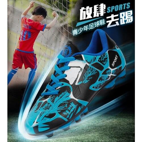 Mens Childrens Football Shoes Professional Futsal Football Shoes Original Football Non-slip Football Sneakers Futsal