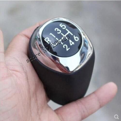 New Electroplate 6 Speed Manual Stick Gear Shift Knob Lever Shifter For Hyundai Elantra GT Accent Solaris Avante MD I30