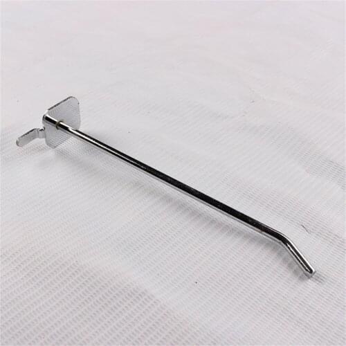 Wholesale 100pcs Supermarket Metal Slatwall Hook Shop Shelf Accessories Hangers Pegboard Hooks Display Holder Hardware Bracket