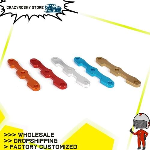 RCAWD 1PC Aluminum Alloy Rear Bulkhead Tie Bars Arm Brace 6823 For RC 1/10 Traxxas 5807 Machined Upgraded Parts SLA004