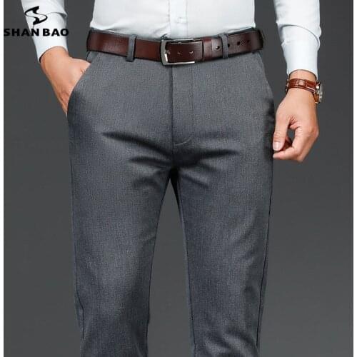 SHAN BAO Men's Classic Trousers