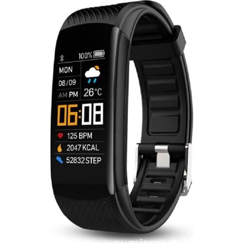 Sport Fitness Bracelet Waterproof Fitness Tracker - Blood Pressure Heart Rate Monitor Smart Watch For Women Men