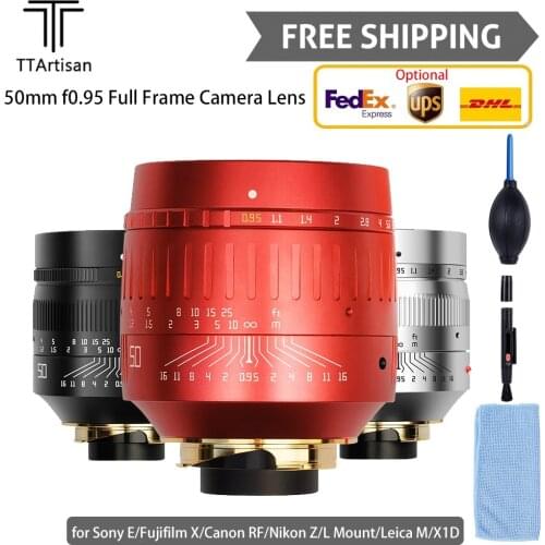 TTartisan 50mm f0.95 Camera Lens Full Frame Professional Photography for L mount/Leica M/Sony E/Canon RF/Nikon Z/Fujifilm X/X1D