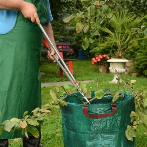 60-500L Large Capacity Garden Bag Reusable Leaf Sack Trash Can Foldable Garden Garbage Waste Collection Container Storage Bag