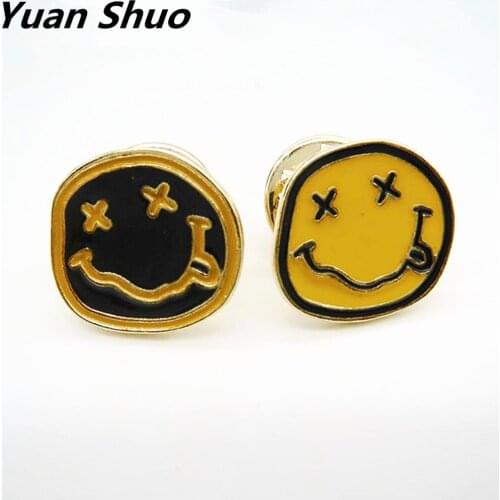 YuanShuo Black Brooches For Clothes