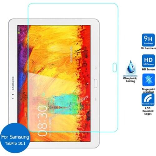 For Samsung Galaxy Tab Pro 10.1 Tempered Glass screen Protector 2.5 9h Safety Protective Film On TabPro T520 T525 T527 Picasso
