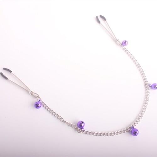 Sexy flirt Nipple Clamps Labia Breast Nipple Clamps With Chain Clips Slave Fetish Erotic Toys Sex Tool For women Adult Game