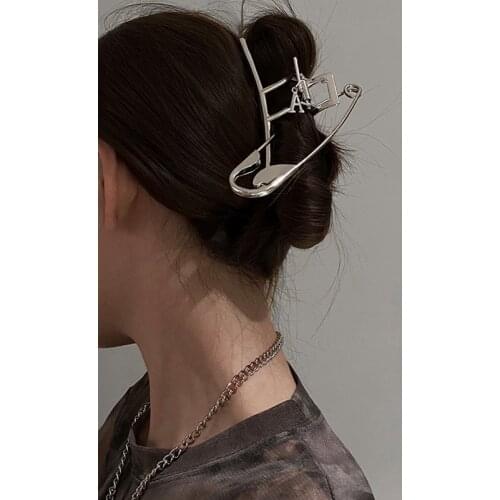 2021 Multiple Styles Fashion Alloy Geometric Large Pin Hair Claw Hair Clip Hairpin Barrettes For Women Girl Accessories Headwear