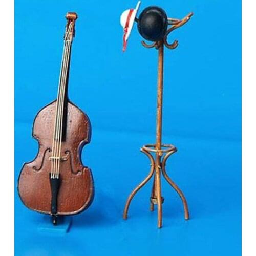 1:35 Die-cast Resin Production Scene Props Cello And Hangers Unpainted 35813