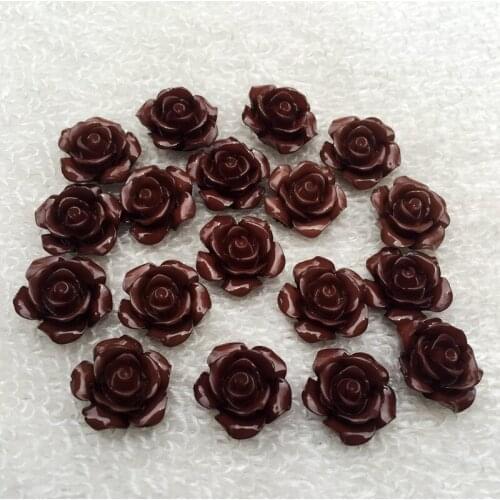 30PCS 15mm 3D Flowe rhinestone applique stones Flatback for Wedding Dress Button -B029