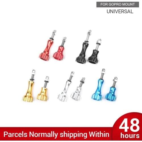 CNC Aluminum Thumb Screw Knob Bolt Monopod Tripod Cage Mount for GoPro Hero 9 8 7 6 5 4 Yi 4K Sjcam DJI Camera Go Pro Accessory