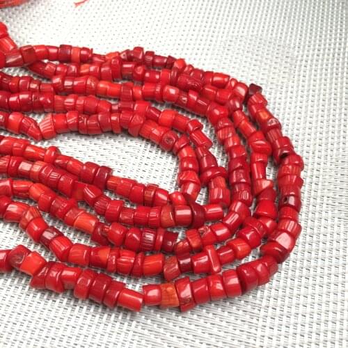 Natural Irregural Coral Beads Red Loose Coral Beads for Making Women Jewelry Necklace Bracelet Accessories Exquisite Gift 7-8mm
