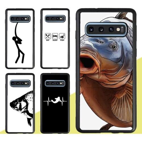 Carp Fishing Fish Case For Samsung Galaxy A21S A20e A31 M31 M21 A51 A71 A50 A70 S9 S20 S10 Plus Note 20 Ultra