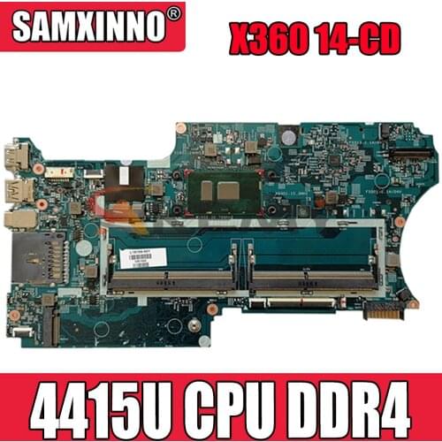 For HP Pavilion x360 14-CD0007ca 14-CD Laptop Motherboard L18169-601 17879-1A 448.0E808.001A 4415U CPU DDR4
