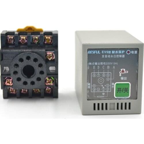 EV5 automatic water level controller solar single and double water tank level control switch water tower water meter EV5