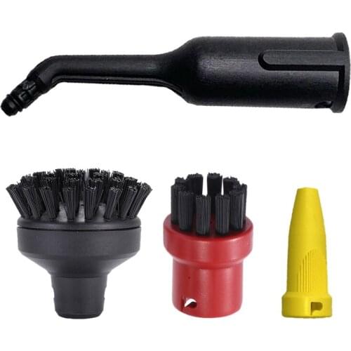 Big Round Cleaning Brush Extension Nozzle Head for Karcher SC1 SC2 SC1020 SC3 SC4 SC5 CTK10 Steam Cleaner Brushes Spare Parts