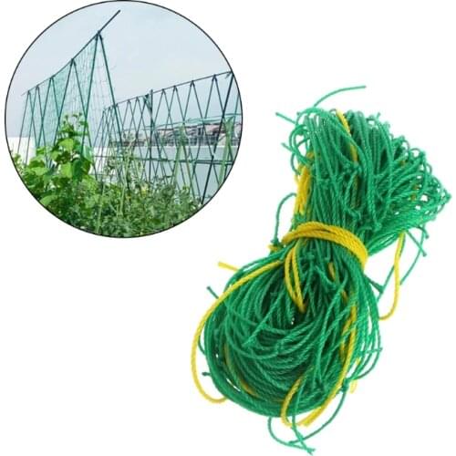 Hot Sale Garden Green Nylon Trellis Netting Support Climbing Bean Plant Nets Grow Fence