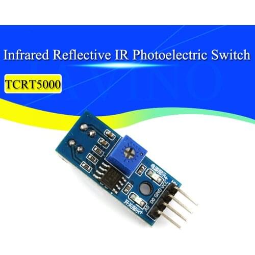 100PCS TCRT5000 Infrared Reflective IR Photoelectric Switch Barrier Line Track Sensor Module blue for arduino Diy Kit