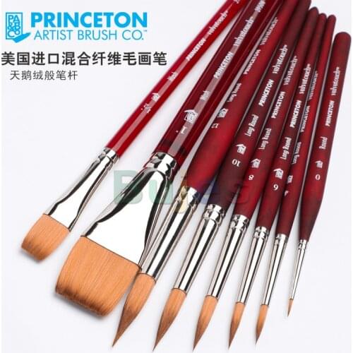 Princeton Velvetouch, Series 3950, Paint Brush for Acrylic, Oil and Watercolor, Mini- Dagger Striper, Art Supplies for Painting