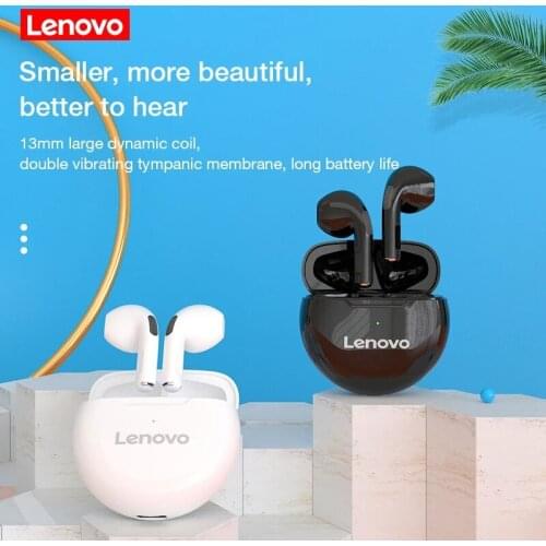 Lenovo HT38 TWS Bluetooth Earphone 9D Stere Headphone Mini Wireless Earbuds with Mic Gaming Headset