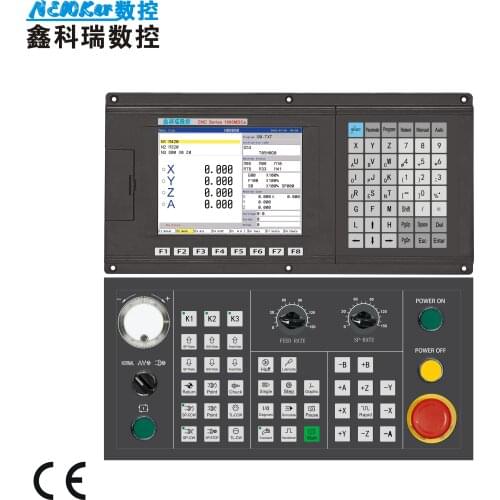 NEWKer 8 Inch NEW1000MDCa 4-Axis with C Subpanel CNC Controller Applying to Stepper And Servo Motor