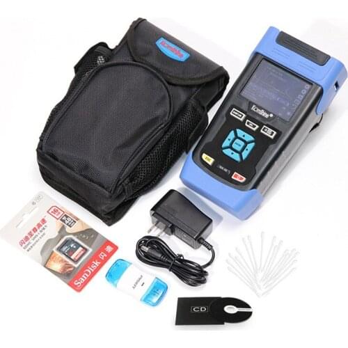 Maxgeek QX-45 120KM OTDR Fiber Optic Tester 1310/1550nm Built-in VFL 3.5" Touch Screen