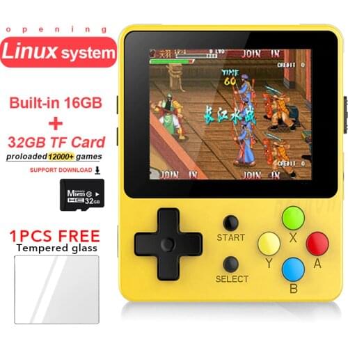 Opening Linux Retro Game Console 2.6 inch LDK Nostalgic Children Retro Game Mini Family TV Video Consoles Mini Handheld Player