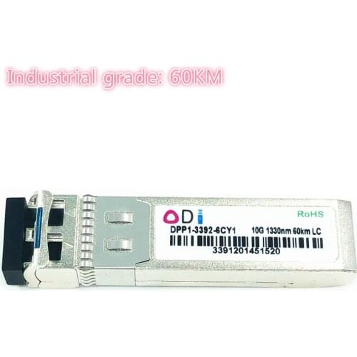 SFP 10G LC 60KM dual fiber 1310nm sfp+ 60KM cisco compatible Industrial grade SFP+ Transceiver Industrial grade -40-85 Celsius