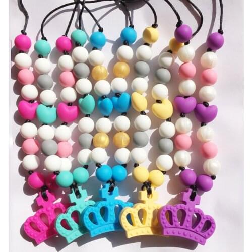 Silicone Teething Carrier Teether toys-silicone Crown teether -FLASH SALE!Silicone Rayal Crown Teething Babywearing Accessory