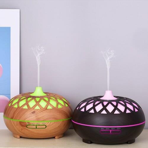 Searide 500ML Aroma Essential Oil Diffuser Air Humidifier Aromatherapy Ultrasound Mist Maker Color Light High Quality For Office