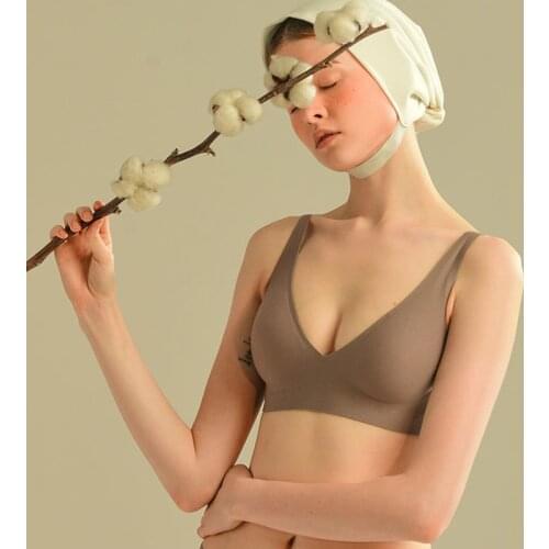 M-2XL Seamless Bra Sexy Women Triangle Brassiere Push Up Underwear Wire Free Bra Feminina Small Breast Adjusts Female A B C Cup