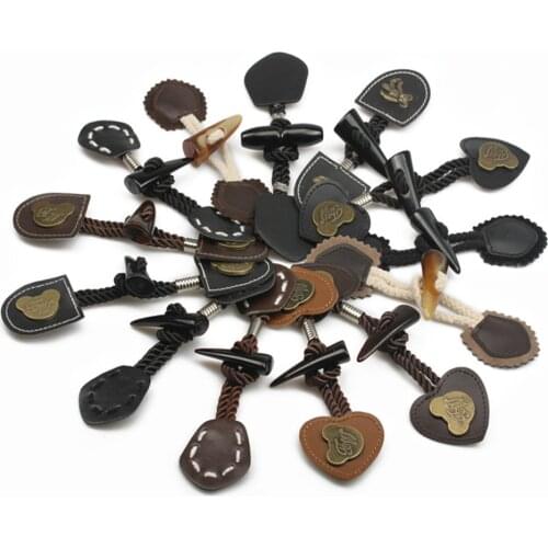 1 PCS Wholesale Wooden Olive Clasp Leather Rope Coat Button Sweaters, coats Resin Corner Button