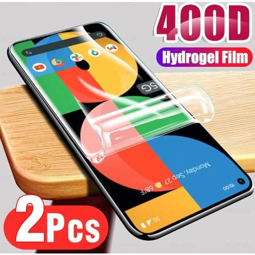 2Pcs Full Cover Soft Hydrogel Film For Google Pixel 5a 5G Screen Protection For GooGle Pixel5a 6.34inch 2021 Protector Not Glass