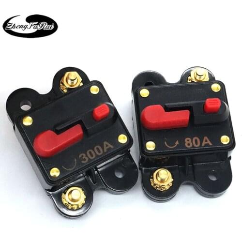 Car audio self-recovery fuse seat switch High current audio fuse holder, car, motorhome, yacht circuit breaker