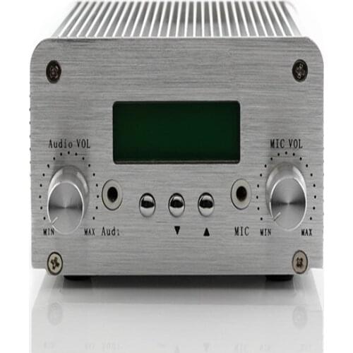 Free Shipping Stereo FM Audio Bluetooth and PC Control NIO-T6B 6W Silver Color Wireless Transmitter