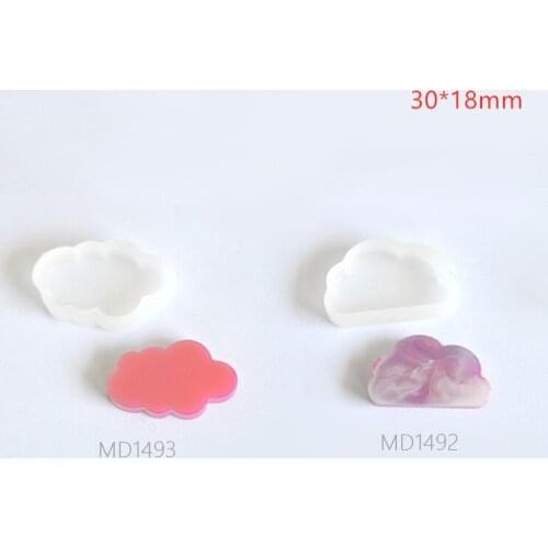 1pc Cloud Silicone Mold Pendant Jewelry Making UV Resin Molds Jewelry Silicone Mold For Resin