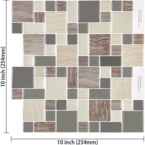 EasyTiles Bathroom and Entrance Wall Tiles,Home Decoration Wall Stickers, Peel And Stick Waterproof Wall Tile, Easy To Cut