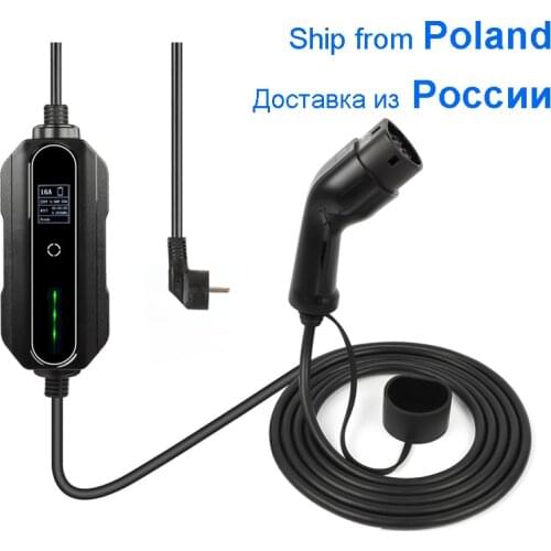 EV Mobile Charging Station Fast Quick Charger Wallbox Type 2 Mennekes 6A 16A for Electric Car Home Use
