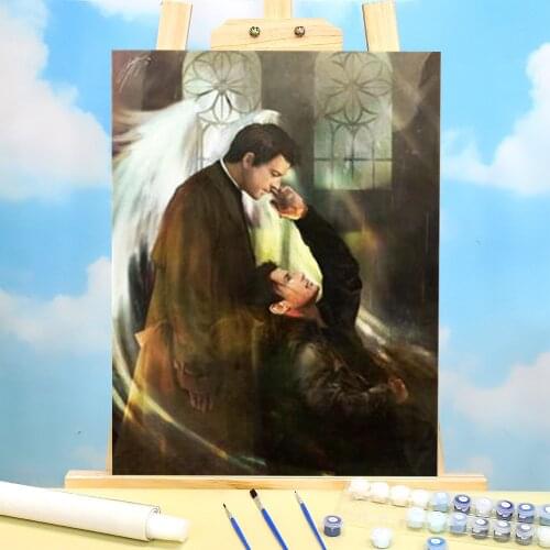 Supernatural Coloring By Numbers Painting Set Acrylic Paints 50*70 Paiting By Numbers Home Decoration For Kids Wholesale Art