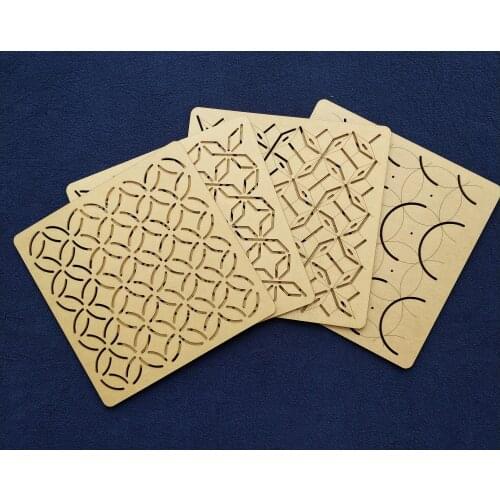 Embroidery kit patchwork tool Quilting ruler Acrylic Sashiko design mould Template линейка borduurwerk